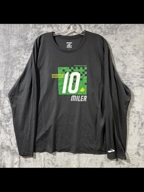 Brooks T-Shirt 2021 Marathon 10 Miler Athletic Running Men’s Size XL Preowned